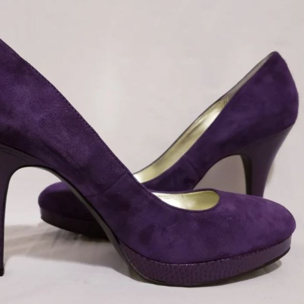 Alfani Purple Suede Heels